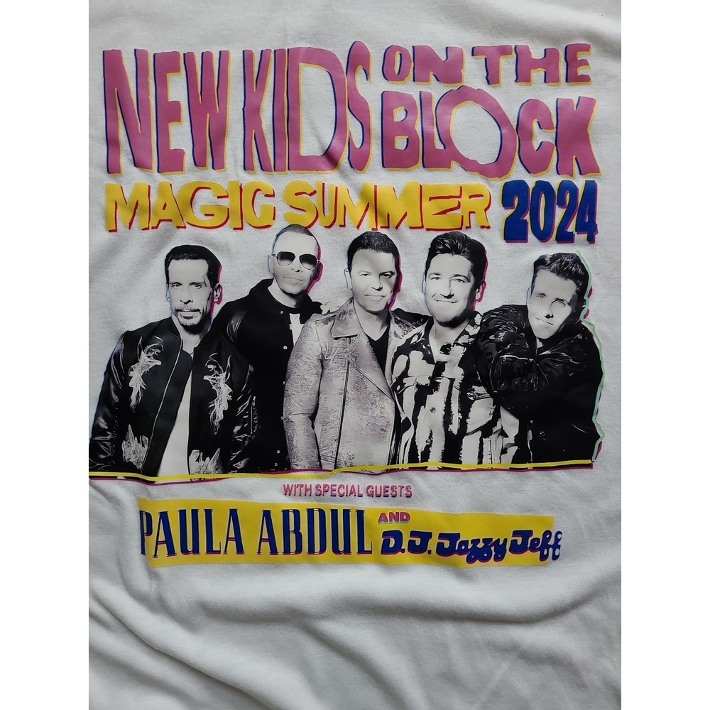 NEW KIDS ON THE BLOCK NKOTB MAGIC SUMMER 2024 TOUR MERCH T SHIRT SIZE L